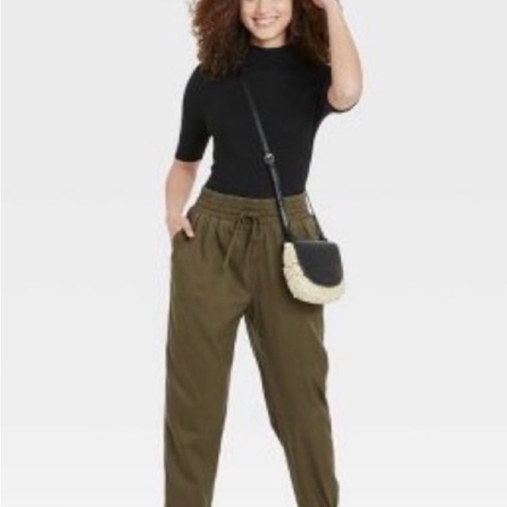 A New Day Women's Olive Green Joggers